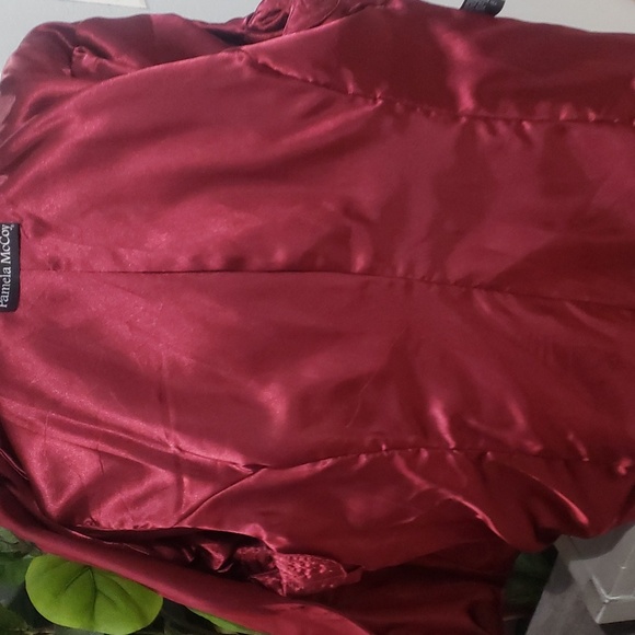 Pamela McCoy Wine Blazer - Picture 5 of 7